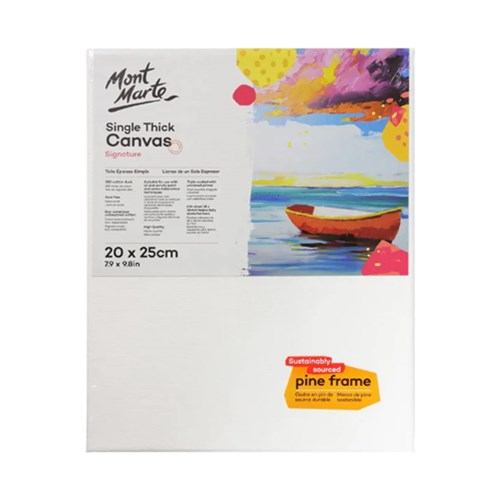 MONT MARTE SIGNATURE CANVAS Pine Frame Thick 20 x 25cm